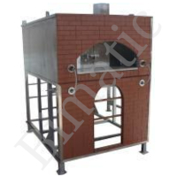 Pies oven made of upper and lower fire stone