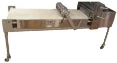 Dough Flattener with pressing cylinder